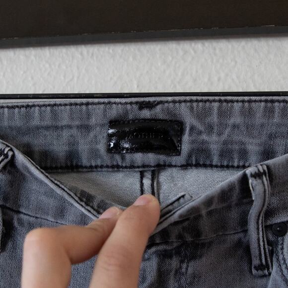 Mother The Looker High Waisted Zipper Jeans - Picture 2 of 6